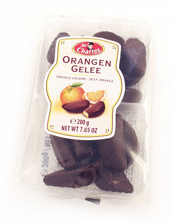 Pomerančové želé v čokoládě [Sir Charles, 200 g]