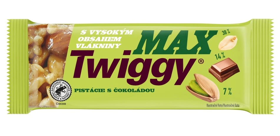 Tyčinka s arašídy a pistáciemi polomáčená v hořké čokoládě [EKOFRUKT, 35 g]