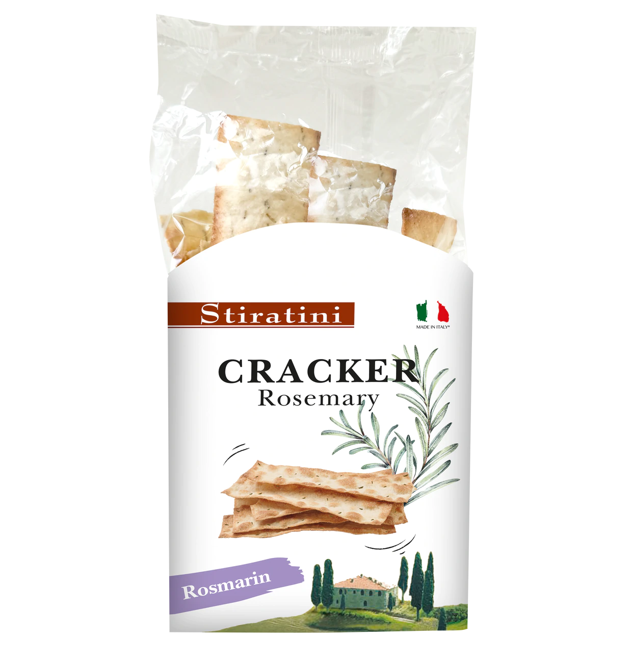 Krekry s rozmarýnem [Stiratini, 140 g]
