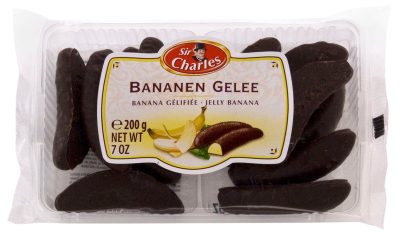 Banánové želé v čokoládě [Sir Charles, 200 g]